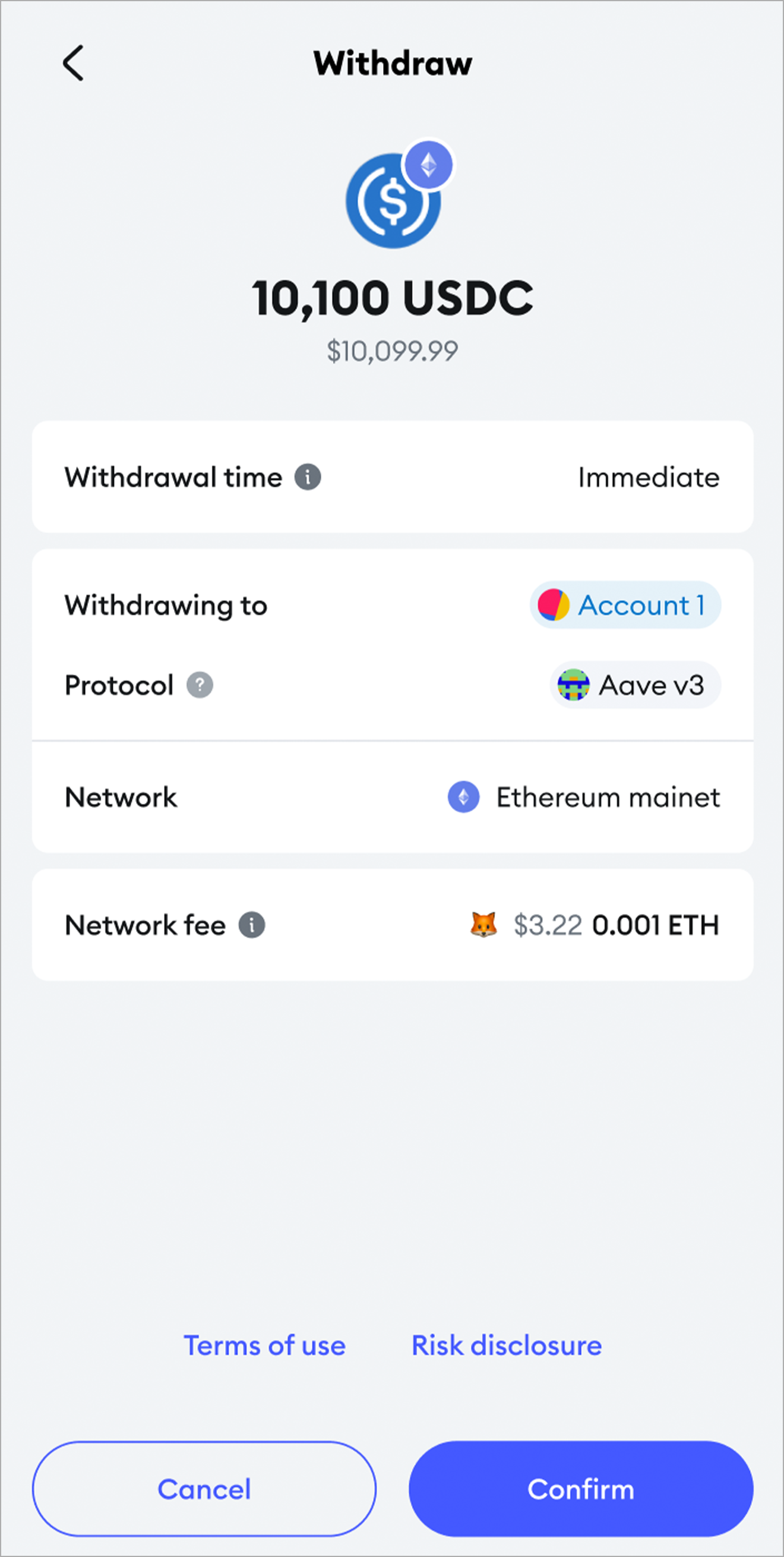 MetaMask Mobile earn review withdraw details