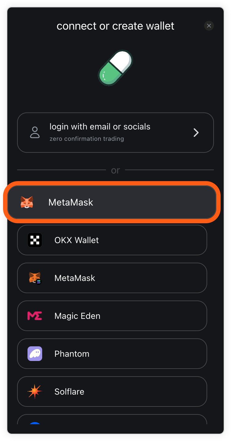 MetaMask dapp connection connect with MetaMask