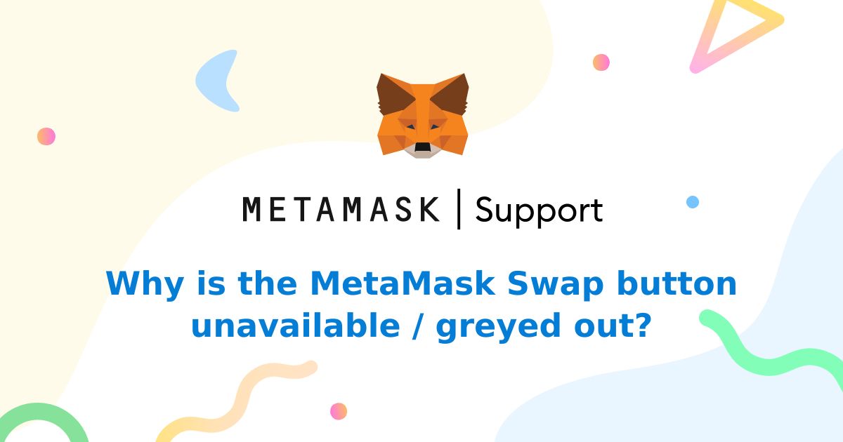 metamask send button greyed out