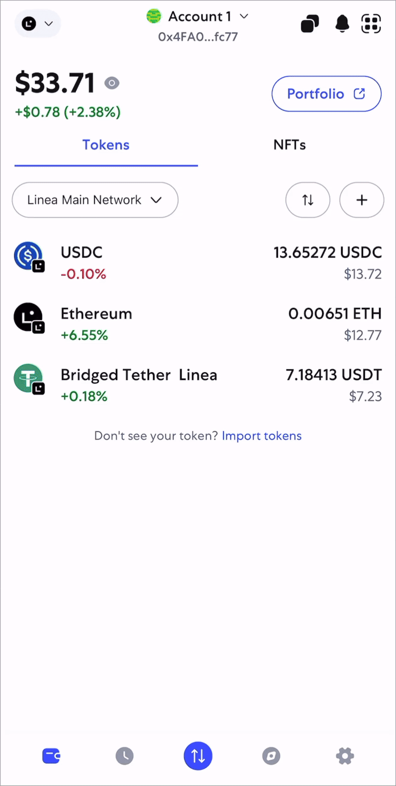 MetaMask mobile switch active account